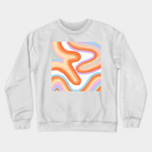 rainbow swirl Crewneck Sweatshirt